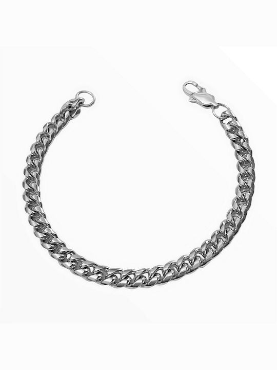 Bracelet 6mm Silver Steel Bracelet