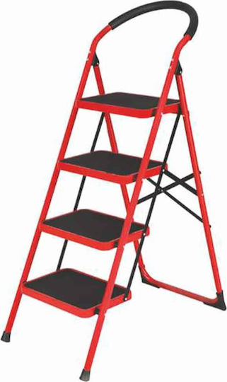 GeHock Scăunel scări Fier 4 trepte 23.5cm