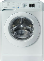 Indesit BWSA 61051 W EU N Πλυντήριο Ρούχων 6kg 1000 Στροφών