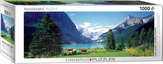 Panoramic Lake Louise Canadian Rockies Puzzle 2D 1000pcs 6010-1456