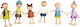 Small Foot Family Set of Wooden Dolls for Dollhouse