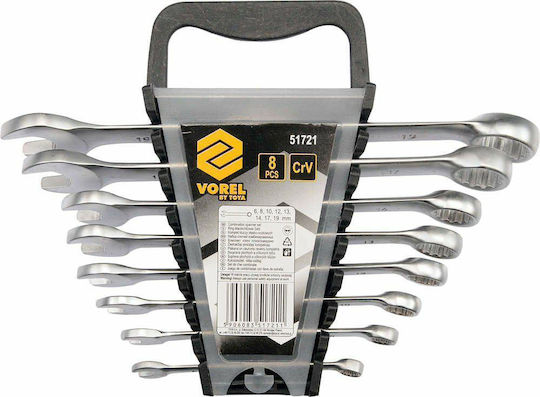 Vorel German Polygon Set with Size from 6mm to 19mm 8pcs
