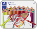 Staedtler Ξυλομπογιές Coloured Pencils σε Κασετίνα Μεταλλική 72τμχ