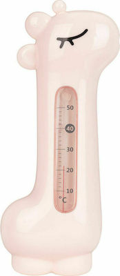 Kikka Boo Αναλογικό Θερμόμετρο Μπάνιου Giraffe 10°C έως 50°C Ροζ