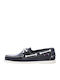 Sebago Docksides Portland Leder Herren Mokassins in Blau Farbe