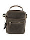 Leather Men's Shoulder / Crossbody Bag Brown