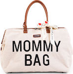 Childhome Τσάντα Μαιευτηρίου Ώμου/Χειρός Mommy Teddy Off White 55x30x40εκ.