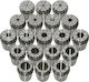 vidaXL 146724 Εξάρτημα Φρέζας Σετ Τσιμπίδια Collet Φρέζας 19τμχ Σετ 19τμχ