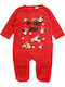 Disney Minnie Mouse Babystrampler Langärmliges Samt Rot