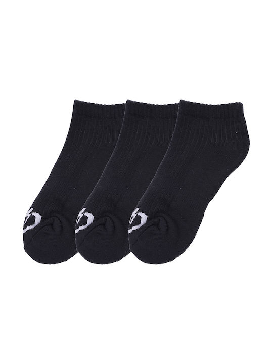 Emerson Unisex Μονόχρωμες Κάλτσες Μαύρες 3Pack