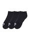 Emerson Solid Color Socks Black 3Pack