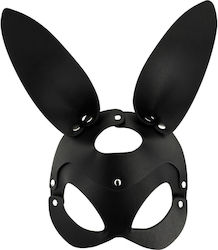 Coquette Vegan Leather Mask Bunny Ears