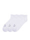 Emerson Solid Color Socks White 3Pack
