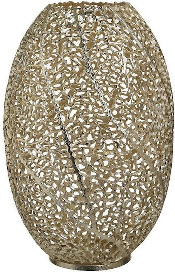 Inart Διακοσμητικό Βάζο Metallisch Gold 33x33x50cm 1Stück