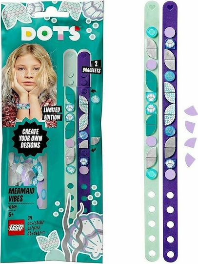 LEGO Dots Mermaid Vibes Bracelets Set Jewellery for 6+ Years