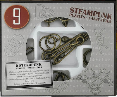 Eureka Puzzles Steampunk Puzzles Metallic Riddle for 8+ Years SP-2