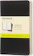 Moleskine Pocket Cahiers Set 3 Notebooks with Blank Pages Black QP313EN