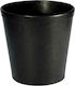 Osco Office Leather Waste Bin Black