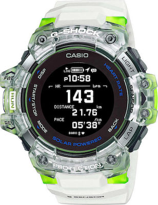 Casio GBD-H1000 49mm Smartwatch with Heart Rate Monitor (Transparent)