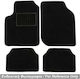 Race Axion Set of Front and Rear Mats 4pcs from Carpet for Peugeot 308 Black