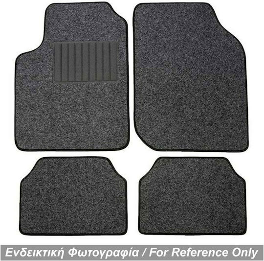 Race Axion Σετ Μπροστινά και Πίσω Πατάκια 4τμχ για Chevrolet Matiz 2005+ Γκρι