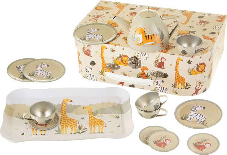 Sac à Déjeuner Isotherme Enfant Savannah Safari - Motif Animaux Mignon - Matériaux Recyclés