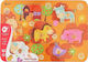 Holz Kinder Steckpuzzle Puzzle mit Einsätzen Farm 7pcs Classic World