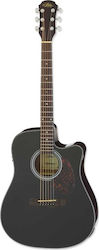 Aria Semi-Acoustic Guitar ADW-01CE Cutaway Black