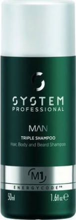 System Professional Man Triple Shampoos für Alle Haartypen 50ml