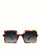 Urban Owl Jessie Women's Sunglasses with Red Plastic Frame and Black Gradient Lens