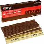 Stix Tire Repair Plugs 4mm Καφέ 10pcs