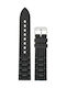 Tzevelion S1120 Rubber Strap Black 20mm