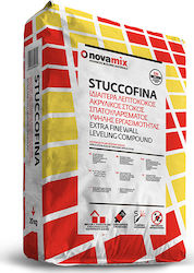 Novamix Stuccofina General-Purpose Putty Filler Acrylic Σπατουλαρίσματος White 20kg