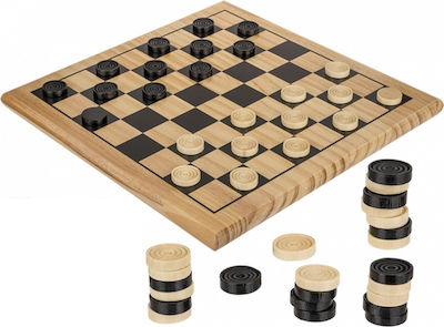 Board Game Ξύλινο Παιχνίδι Ντάμα for 2 Players 8+ Years 79/3911 (EN)