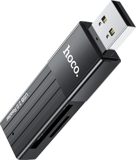 Hoco HB20 Mindful Card Reader USB 2.0 για microSD