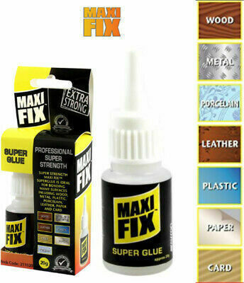 Liquid Glue Instant Maxi Fix Super Glue 20gr 770036