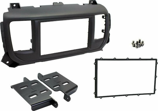 Connects2 DIN Fascia Panels 2 Din Peugeot Expert/Traveller 2DIN Front Panel for Peugeot Expert 2016-2021