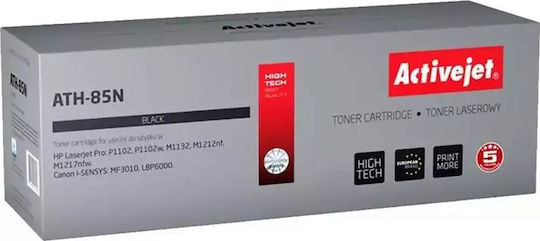Active Jet Συμβατό Toner για Laser Εκτυπωτή HP 85A CE285A / Canon CRG-725 2000 Σελίδων Μαύρο