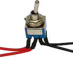 Carpoint Car On/Off Switch 9x2.5x2.5cm 20A 12V