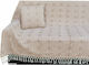 Viopros Three-Seater Sofa Throw 3040 170x280cm Linen Linen