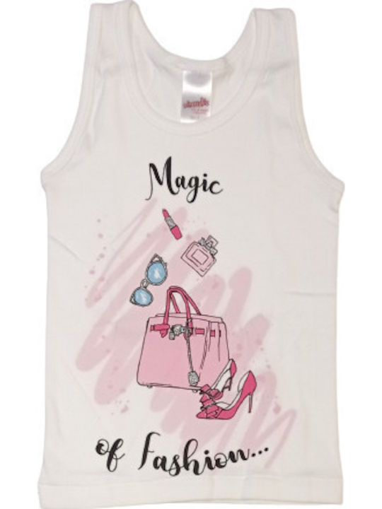 Minerva Kids Tank Top White 1pcs