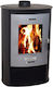 Starstoves ST215 Oval Χαλύβδινη Ξυλόσομπα 12.1kW Μαύρη