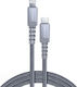 Dux Ducis Braided USB-C to Lightning Cable 18W Gray 1m (70027595)