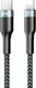 Remax Sury 2 Braided USB-C to Lightning Cable 18W Black 1m (RC-009)