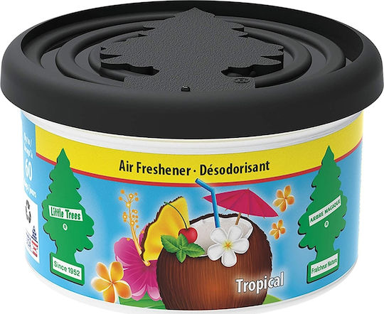 Little Trees Lufterfrischer-Dose Konsole/Anzeigetafel Auto Tropical 30gr 1Stück