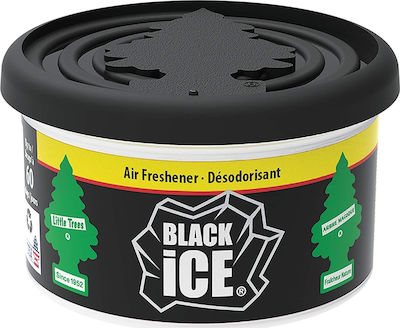 Little Trees Car Air Freshener Can Console/Dashboard Black Ice 30gr