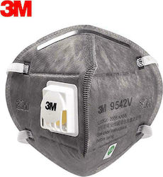 3M 9542V Disposable Protective Mask FFP2 with Valve Gray 10pcs