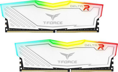 TeamGroup Delta RGB 32GB DDR4 RAM mit 2 Modulen (2x16GB) und Geschwindigkeit 3600 für Schreibtisch