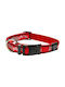 Rogz Fancy Hundehalsband in Rot Farbe Halsband Knochen XL 43-70cm.