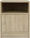 Wooden Bedside Table Sonama 40x40x50cm